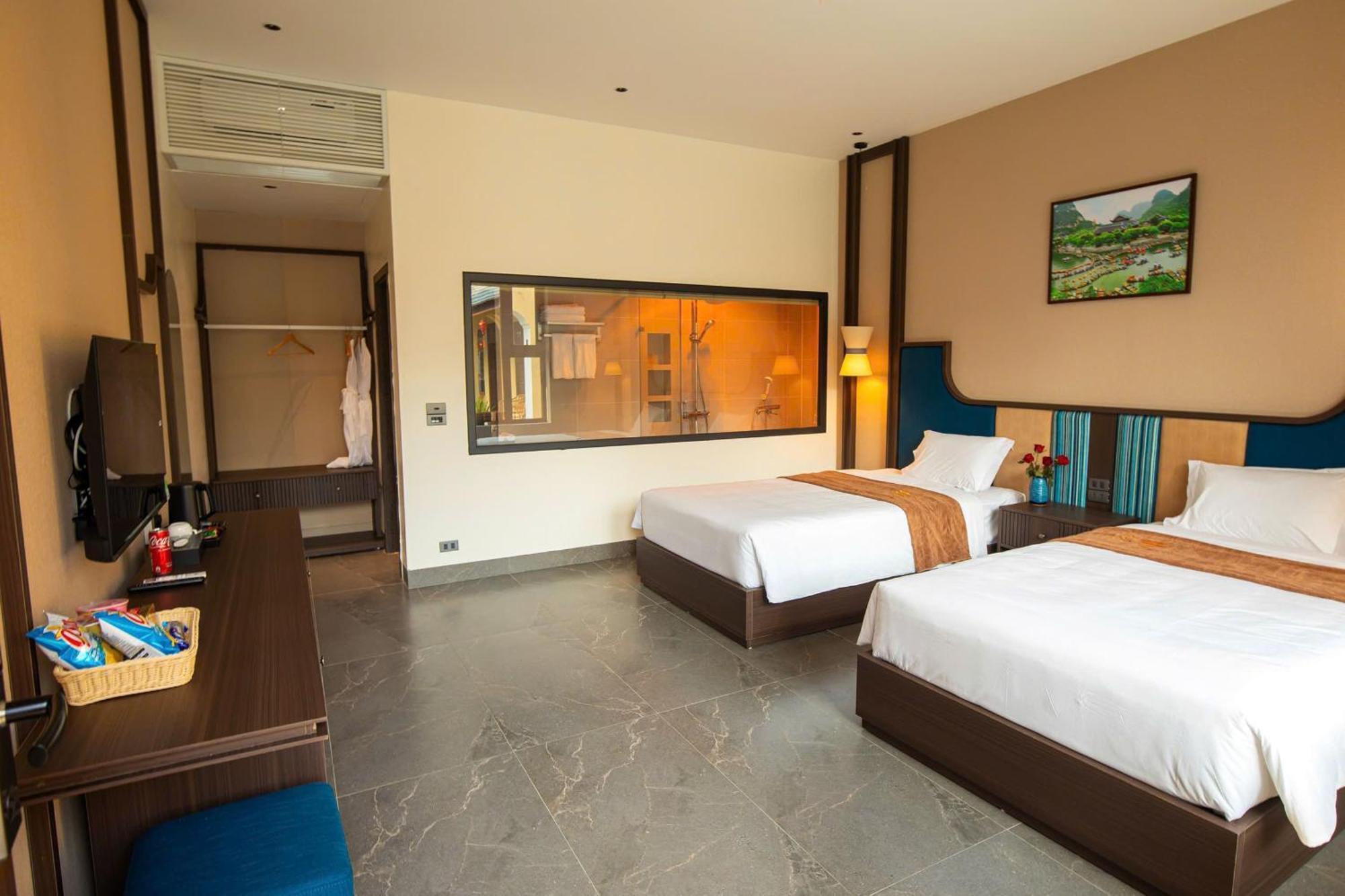 Tam Coc Center Luxury Hotel & Villa نينه بينه المظهر الخارجي الصورة